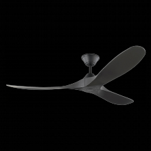 Visual Comfort 3MGMR60MBK-V2 - Maverick Coastal 60 - Midnight Black w Midnight Black Blades